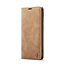 Caseme - Telefoonhoesje geschikt voor Apple iPhone 16E - Wallet Book Case - Met Magnetische Sluiting - Licht Bruin