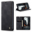CaseMe - Telefoonhoesje geschikt voor Apple iPhone 15 - Wallet Book Case - Met Magnetische Sluiting - Zwart