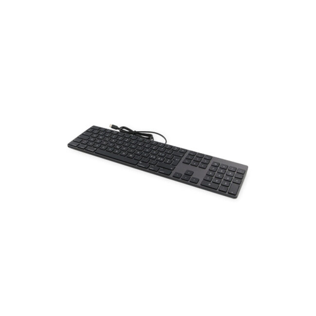 LMP Bedraad Aluminium Toetsenbord voor Apple iMac - QWERTY (NL) ISO - Numeriek Keyboard - 106 Toetsen - Dubbele USB-C Aansluiting - Zwart