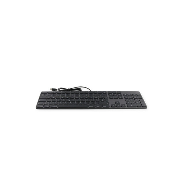 LMP Bedraad Aluminium Toetsenbord voor Apple iMac - QWERTY (NL) ISO - Numeriek Keyboard - 106 Toetsen - Dubbele USB-C Aansluiting - Zwart