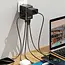 Dudao - Reislader - Adapter universeel - Reis adapter 35W EU/UK/AUS/US/JP - Universele wereldstekker - 3 x USB-C en 2 x USB-A - Zwart