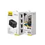 Dudao - Reislader - Adapter universeel - Reis adapter 35W EU/UK/AUS/US/JP - Universele wereldstekker - 3 x USB-C en 2 x USB-A - Zwart