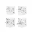 Dudao - Reislader - Adapter universeel - Reis adapter 35W EU/UK/AUS/US/JP - Universele wereldstekker - 3 x USB-C en 2 x USB-A - Wit