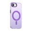 Case2go - Telefoonhoesje geschikt voor Apple iPhone 16E - Transparante backcover - Geschikt voor Magsafe - TPU - Anti-Drop - Paars