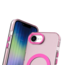 Case2go - Telefoonhoesje geschikt voor Apple iPhone 16E - Transparante backcover - Geschikt voor Magsafe - TPU - Anti-Drop - Roze