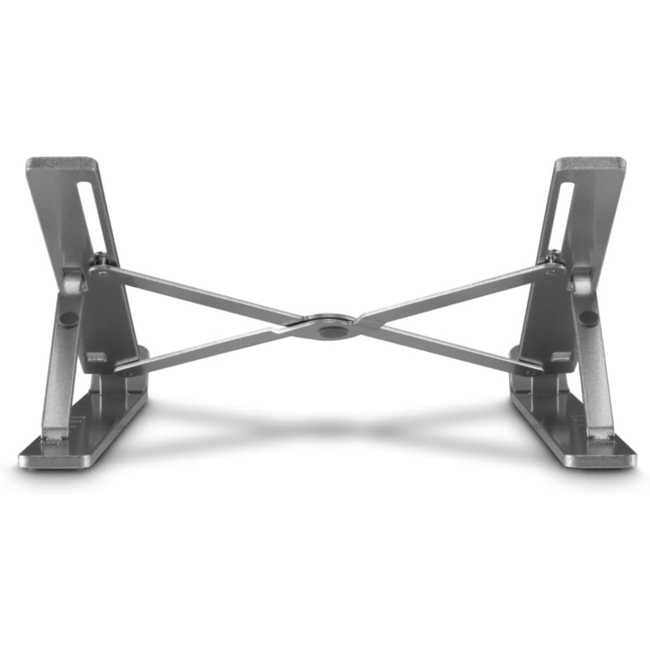 Case2go - Laptop Standaard - Opvouwbare Laptop Standaard Verstelbaar - Laptop standaard opvouwbaar - Laptopstandaard - Laptop steun - Ergonomisch - 11 tot 17 inch - Zilver