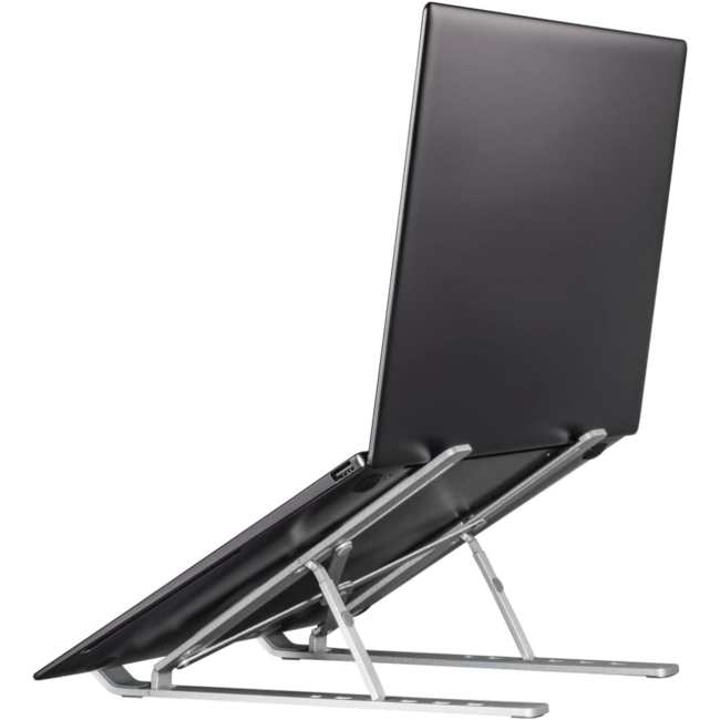 Case2go - Laptop Standaard - Opvouwbare Laptop Standaard Verstelbaar - Laptop standaard opvouwbaar - Laptopstandaard - Laptop steun - Ergonomisch - 11 tot 17 inch - Zilver