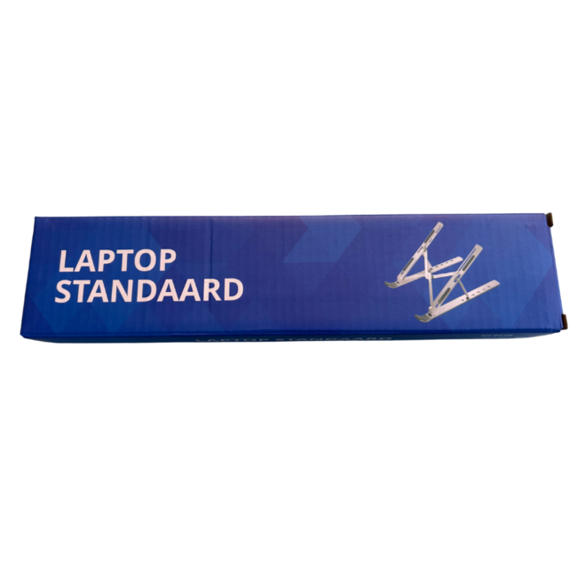 Case2go - Laptop Standaard - Opvouwbare Laptop Standaard Verstelbaar - Laptop standaard opvouwbaar - Laptopstandaard - Laptop steun - Ergonomisch - 11 tot 17 inch - Zilver
