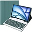 Case2go - Bluetooth Toetsenbord hoes geschikt voor Apple iPad Air (2024) / Apple iPad Air (2025) - 11 Inch - QWERTY - Auto Wake/Sleep functie - Met Pencil Houder - Donker Groen