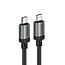 Acefast - USB-C naar USB-C - Universele kabel - Snellader geschikt voor USB-C apparaten - 1.2 Meter - 480Mb/s - Zwart