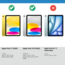 Case2go- Tablet hoes geschikt voor Apple iPad 11 (2025) A16 / Apple iPad 10.9 (2022) - Kinderhoes met handvat - Schokbestendige Kids cover - Blauw