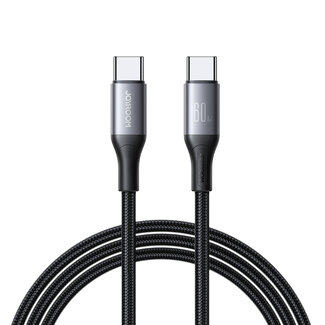 Joyroom Joyroom - Flash Series - 60W - Type C naar Type C kabel - Nylon - 2 Meter - Zwart