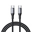 Joyroom - Flash Series - 60W - Type C naar Type C kabel - Nylon - 2 Meter - Zwart