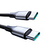 Joyroom - Flash Series - 60W - Type C naar Type C kabel - Nylon - 2 Meter - Zwart