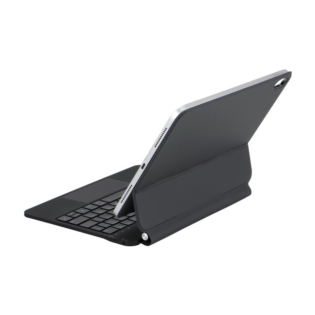 Case2go - Bluetooth Toetsenbord Hoes geschikt voor Apple iPad 11 (2025) A16 / Apple iPad 10.9 (2022) - Met Auto/Wake Functie - Touchpad - Bluetooth Magnetisch Keyboard Case - Zwart