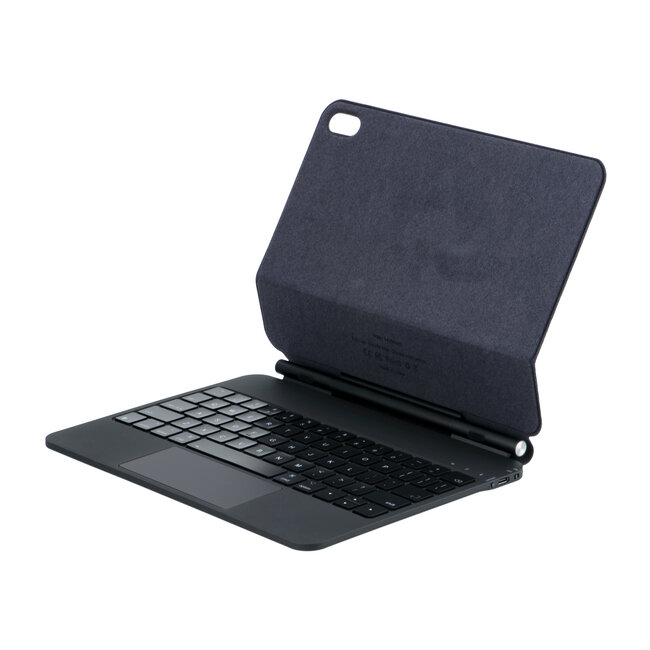 Case2go - Bluetooth Toetsenbord Hoes geschikt voor Apple iPad 11 (2025) A16 / Apple iPad 10.9 (2022) - Met Auto/Wake Functie - Touchpad - Bluetooth Magnetisch Keyboard Case - Zwart