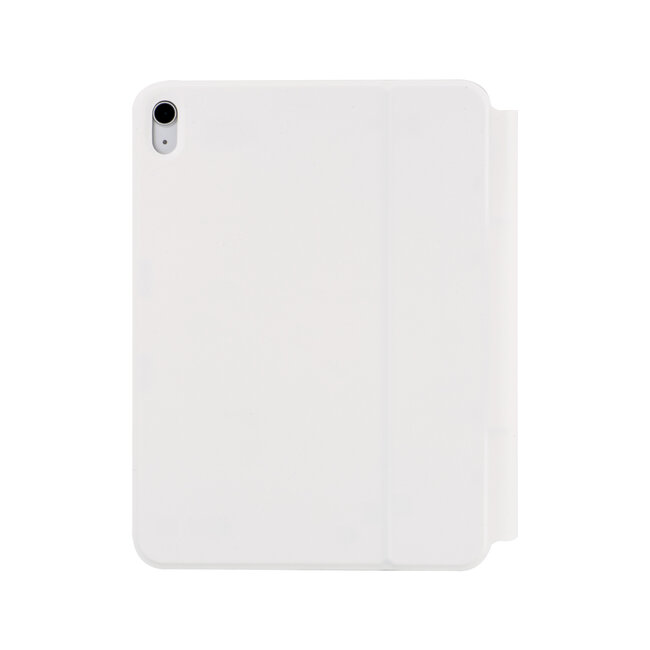 Case2go - Bluetooth Toetsenbord Hoes geschikt voor Apple iPad 11 (2025) A16 / Apple iPad 10.9 (2022) - Met Auto/Wake Functie - Touchpad - Bluetooth Magnetisch Keyboard Case - Wit