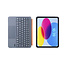 Case2go - Bluetooth Tablettoetsenbord geschikt voor Apple iPad Pro 11 (2025/2024) - 11 Inch - Oplaadbaar - USB-C - Touchpad - Magnetisch toetsenbord - Grijs