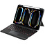 Case2go Tablet Toetsenbord Hoes geschikt voor Apple iPad Pro 11 (2024) - 11 Inch - Magnetisch Toetsenbord - Met Stylus Pen Houder - Met Toetsenbord Verlichting - Zwart