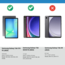 Case2go -  Bluetooth Toetsenbord geschikt voor Samsung Galaxy Tab S10 FE / Tab S9 FE/ Tab S9 - 11 Inch - QWERTY Toetsenbord met verlichting - Stylus pen houder en Touchpad - Paars