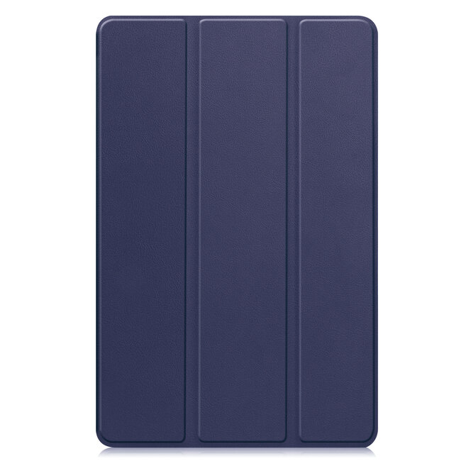 Case2go - Tablet hoes geschikt voor Samsung Galaxy Tab S10 FE Plus - 13.1 Inch - Tri-Fold Book Case - Auto/Wake functie - Blauw