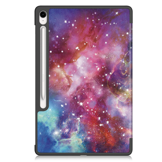 Case2go - Tablet hoes geschikt voor Samsung Galaxy Tab S10 FE Plus - 13.1 Inch - Tri-Fold Book Case - Auto/Wake functie - Galaxy
