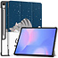 Case2go - Tablet hoes geschikt voor Samsung Galaxy Tab S10 FE Plus - 13.1 Inch - Tri-Fold Book Case - Auto/Wake functie - Good Night