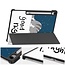 Case2go - Tablet hoes geschikt voor Samsung Galaxy Tab S10 FE Plus - 13.1 Inch - Tri-Fold Book Case - Auto/Wake functie - Good Night