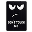 Case2go - Tablet hoes geschikt voor Samsung Galaxy Tab S10 FE (2025) - 10.9 Inch - Tri-fold hoes met Auto/Wake functie en Magnetische sluiting - TPU Cover Met Pencil Houder - Don't Touch Me