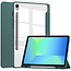 Case2go - Tablet hoes geschikt voor Samsung Galaxy Tab S10 FE (2025) - 10.9 Inch - Acrylic Trifold case met Pencil houder - Donker Groen