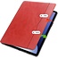 Case2go - Hoes geschikt voor Samsung Galaxy Tab S10 FE - Ultimate Business Book Case - 10.9 Inch - Rood