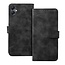 Case2go - Telefoonhoesje geschikt voor Samsung Galaxy A06 - Wallet Book Case - Met Magnetische Sluiting - Zwart
