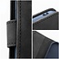 Case2go - Telefoonhoesje geschikt voor Samsung Galaxy S25 Edge - Wallet Book Case - Met Magnetische Sluiting - Zwart