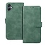 Case2go - Telefoonhoesje geschikt voor Samsung Galaxy A06 - Wallet Book Case - Met Magnetische Sluiting - Groen