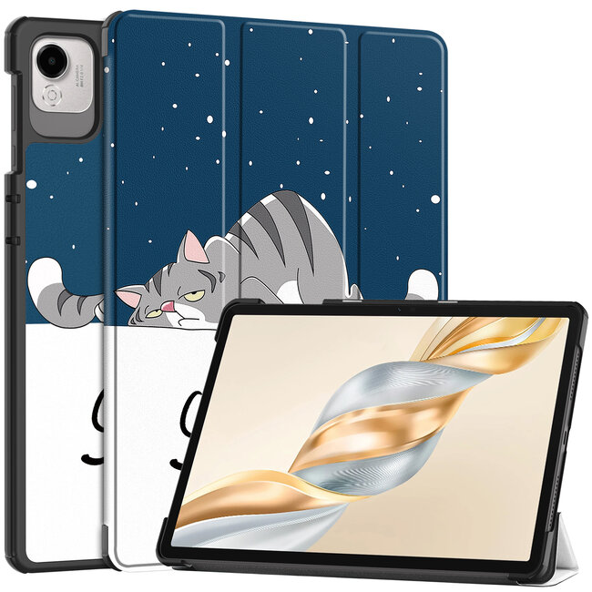 Case2go - Tablet hoes geschikt voor Honor Pad X9a / X9 Pro - 11.5 Inch - Tri-fold Case - Good Night