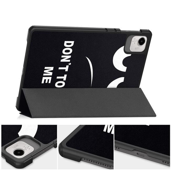 Case2go - Tablet hoes geschikt voor Honor Pad X9a / X9 Pro - 11.5 Inch - Tri-fold Case - Don't Touch Me