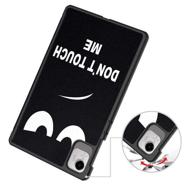Case2go - Tablet hoes geschikt voor Honor Pad X9a / X9 Pro - 11.5 Inch - Tri-fold Case - Don't Touch Me