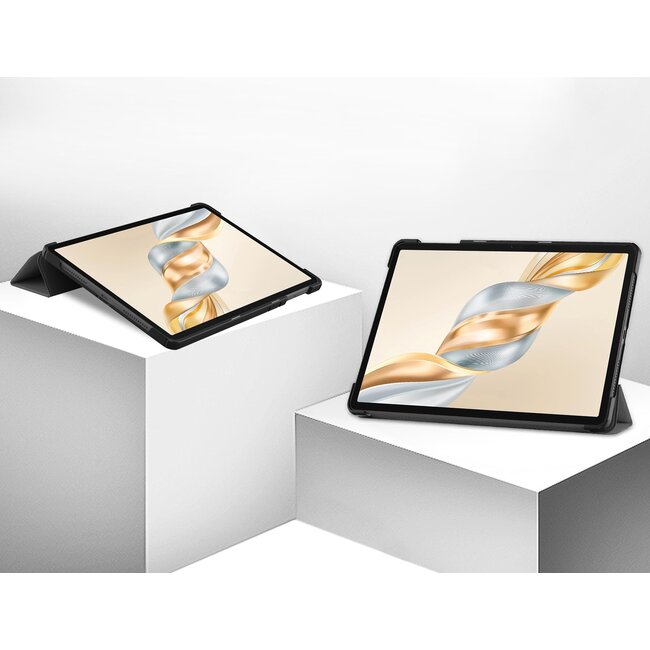 Case2go - Tablet hoes geschikt voor Honor Pad X9a / X9 Pro - 11.5 Inch - Tri-fold Case - Grijs