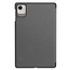 Case2go - Tablet hoes geschikt voor Honor Pad X9a / X9 Pro - 11.5 Inch - Tri-fold Case - Grijs