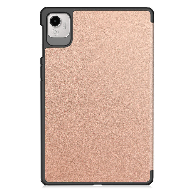 Case2go - Tablet hoes geschikt voor Honor Pad X9a / X9 Pro - 11.5 Inch - Tri-fold Case - Rosegoud