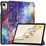 Case2go - Tablet hoes geschikt voor Honor Pad X9a / X9 Pro - 11.5 Inch - Tri-fold Case - Galaxy