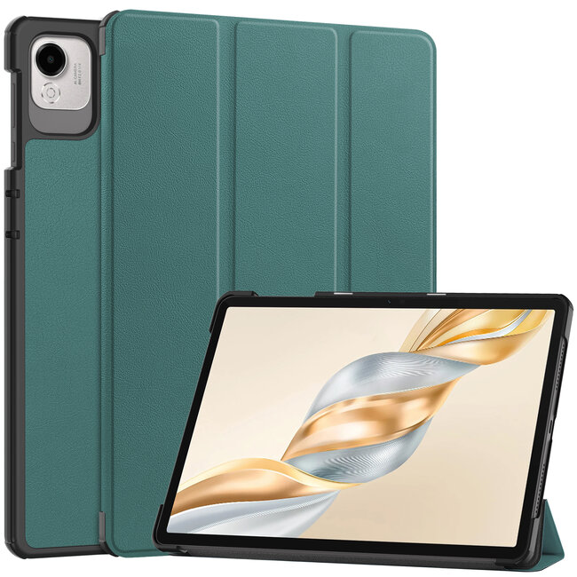 Case2go - Tablet hoes geschikt voor Honor Pad X9a / X9 Pro - 11.5 Inch - Tri-fold Case - Donker Groen