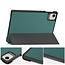Case2go - Tablet hoes geschikt voor Honor Pad X9a / X9 Pro - 11.5 Inch - Tri-fold Case - Donker Groen