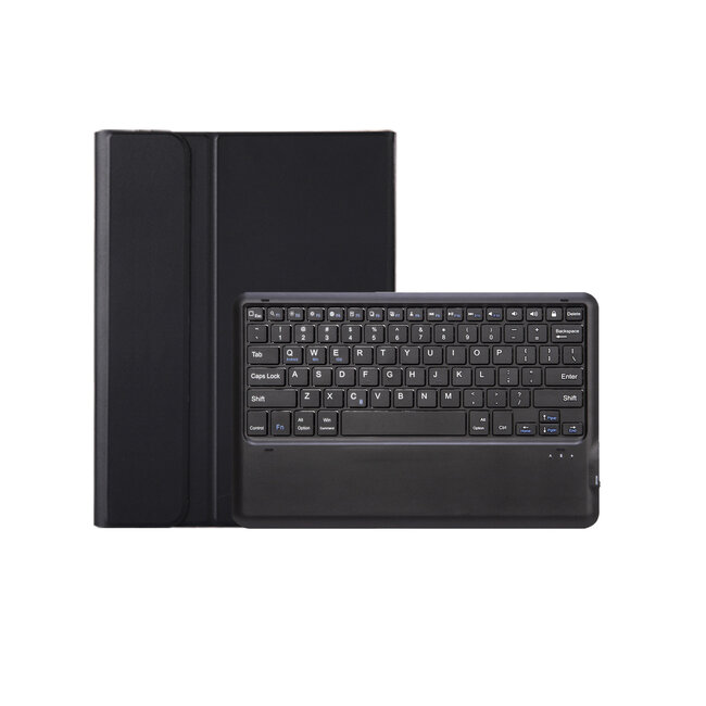 Bluetooth Toetsenbord geschikt voor Lenovo Tab P12 (2023) - 12.7 Inch - Toetsenbord  Hoes - QWERTY Keyboard case - Auto/Wake functie - Zwart