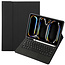 Case2go - Bluetooth toetsenbord geschikt voor Apple iPad Pro 11 (2024) - Bluetooth Toetsenbord hoes - Toetsenbord hoes met Touchpad- Zwart