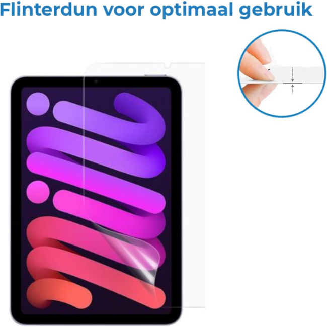 Case2go - 2-Pack Tablet screenprotector geschikt voor Apple iPad Mini 7 (2024) / Mini 6 (2021) - 8.3 Inch - Tempered Glass - Case Friendly - Transparant