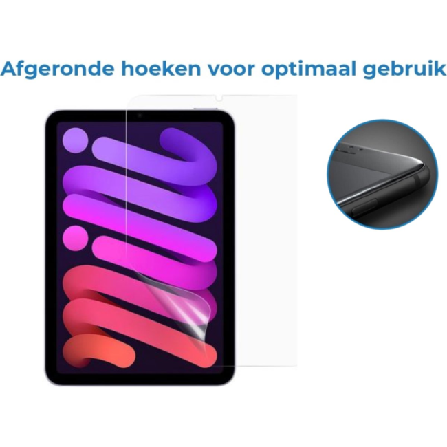 Case2go - 2-Pack Tablet screenprotector geschikt voor Apple iPad Mini 7 (2024) / Mini 6 (2021) - 8.3 Inch - Tempered Glass - Case Friendly - Transparant