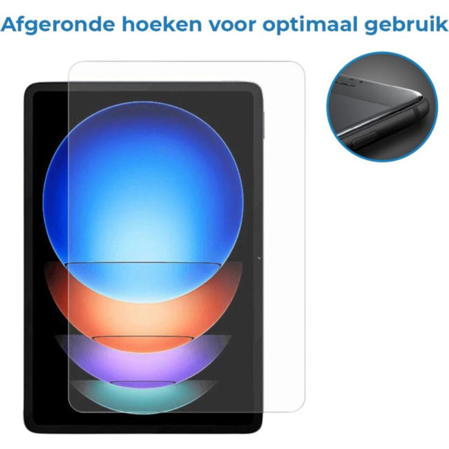 Case2go - 2-Pack Tablet screenprotector geschikt voor Apple iPad Pro 11 (2025) / Apple iPad Pro 11 (2024) - 11 Inch - Tempered Glass - Case Friendly - Transparant