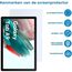 Case2go - 2-Pack Tablet screenprotector geschikt voor Samsung Galaxy A9 (2023) - 8.7 Inch - Tempered Glass - Case Friendly - Transparant
