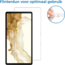 Case2go - 2-Pack Tablet screenprotector geschikt voor Samsung Galaxy S9 Plus (2023) - 12.4 Inch - Tempered Glass - Case Friendly - Transparant